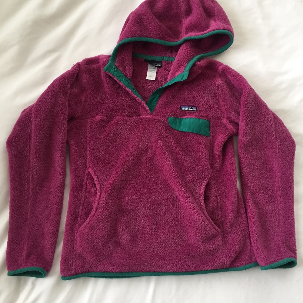 Patagonia Re-Tool Snap-T Pullover w/ Hood Small